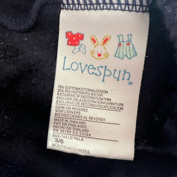 Vintage Infant Girl’s Ruffle Sweatsuit Set - Picture 4 of 4